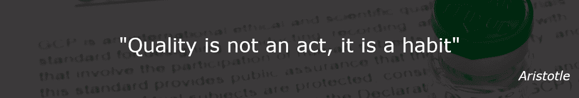 Aristotle - "Quality is not an act" Quote